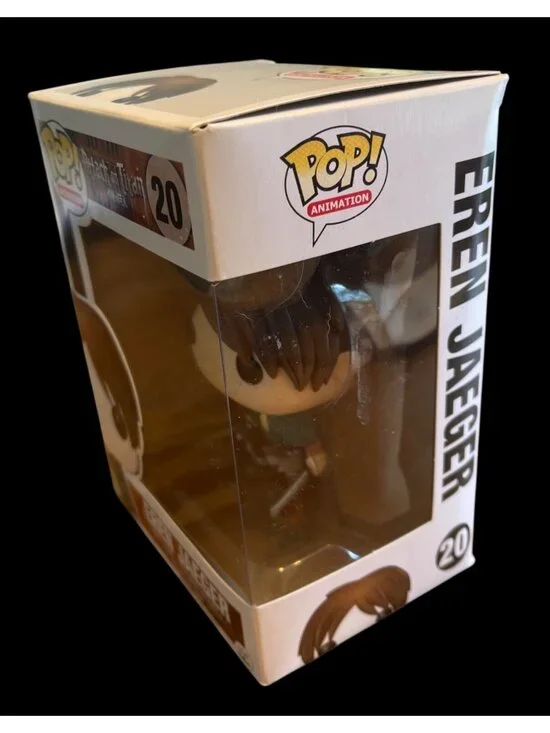 Funko Pop Attack On Titan Eren Jaeger Vinyl Figure #20 Animation Collectible - Picture 4 of 6